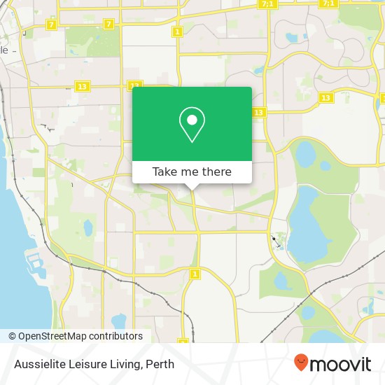 Mapa Aussielite Leisure Living