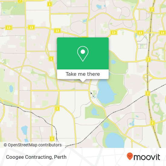 Mapa Coogee Contracting