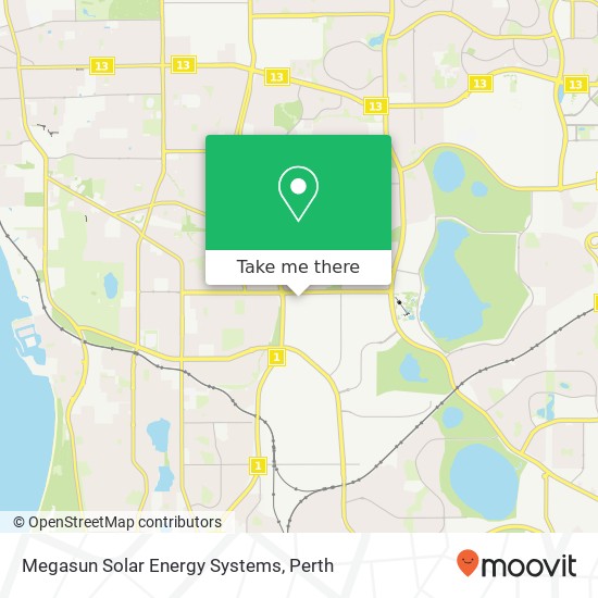 Mapa Megasun Solar Energy Systems