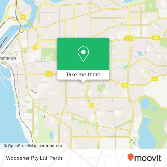 Woodsher Pty Ltd map