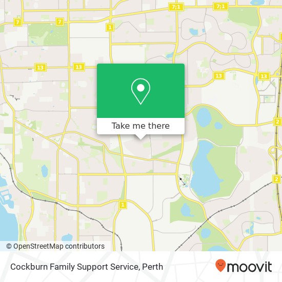 Mapa Cockburn Family Support Service