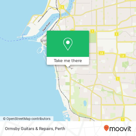 Ormsby Guitars & Repairs map