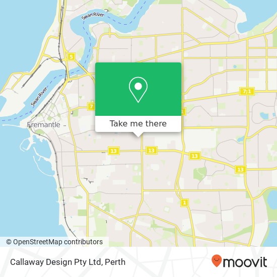 Callaway Design Pty Ltd map