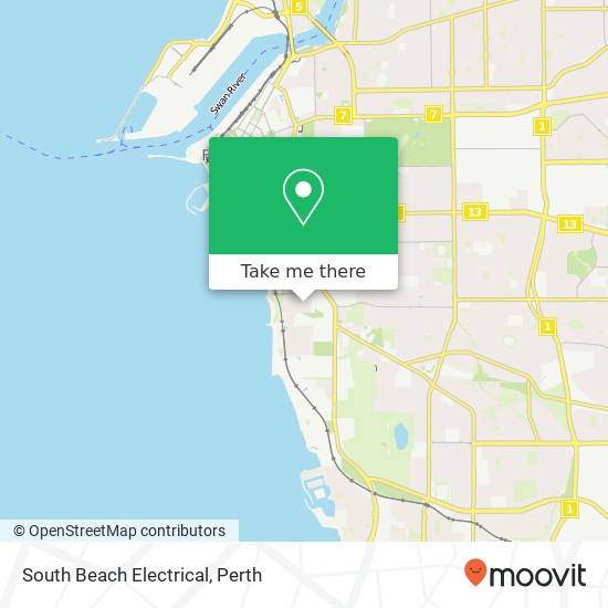 Mapa South Beach Electrical