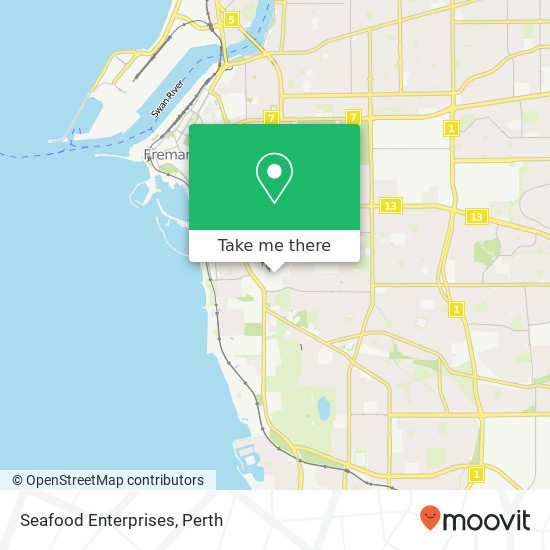 Seafood Enterprises map