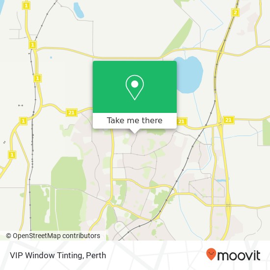 VIP Window Tinting map