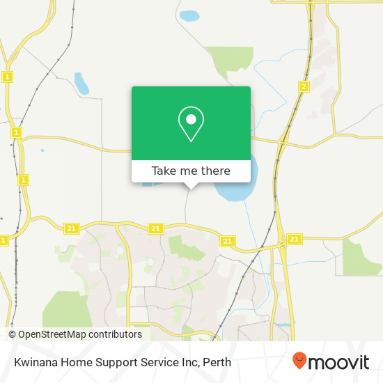 Kwinana Home Support Service Inc map