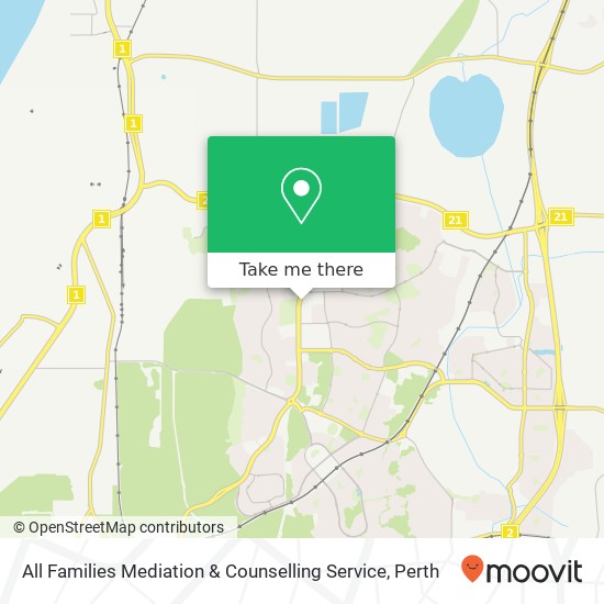 All Families Mediation & Counselling Service map