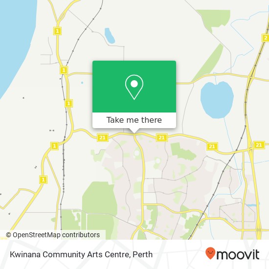 Kwinana Community Arts Centre map