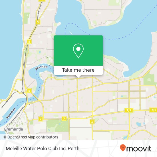 Melville Water Polo Club Inc map