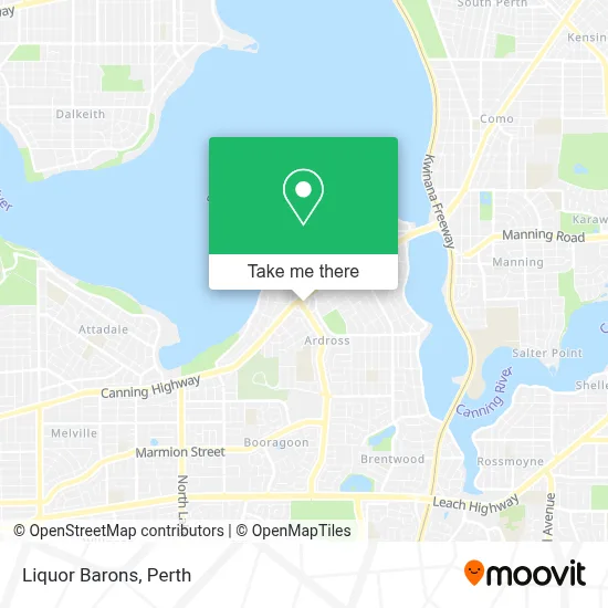 Mapa Liquor Barons