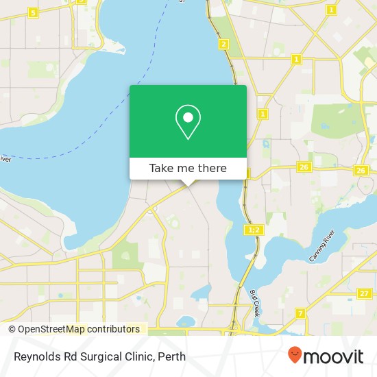 Reynolds Rd Surgical Clinic map