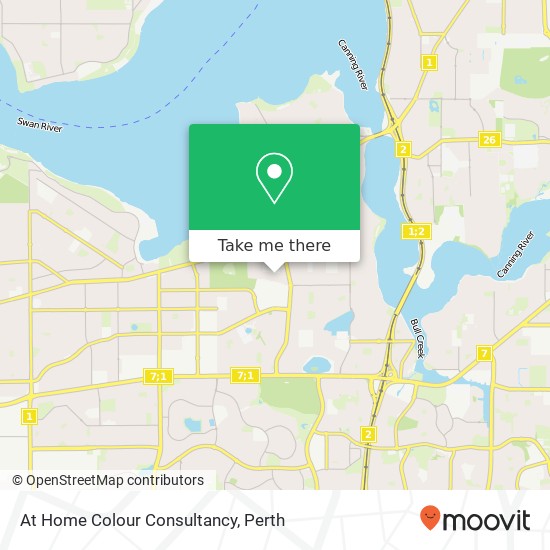 At Home Colour Consultancy map