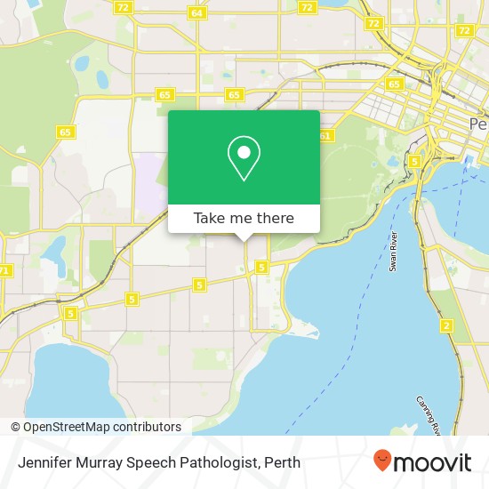 Jennifer Murray Speech Pathologist map