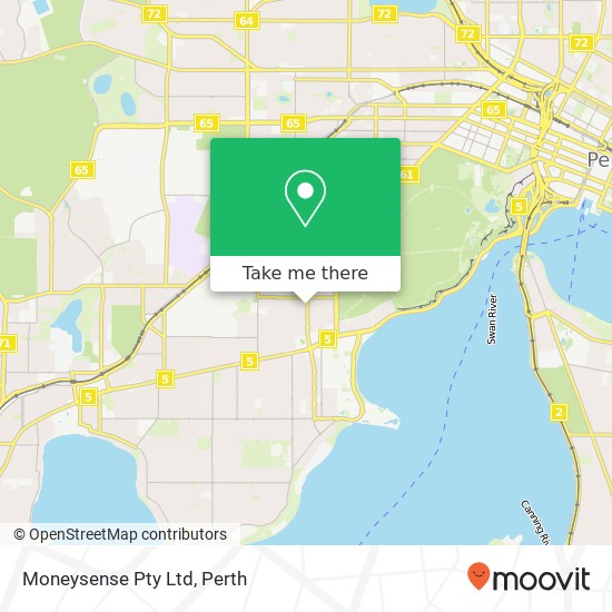 Moneysense Pty Ltd map