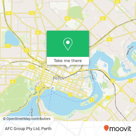 AFC Group Pty Ltd map