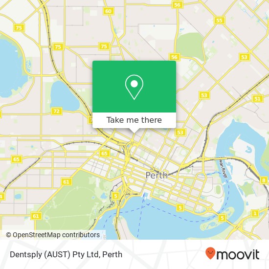 Dentsply (AUST) Pty Ltd map