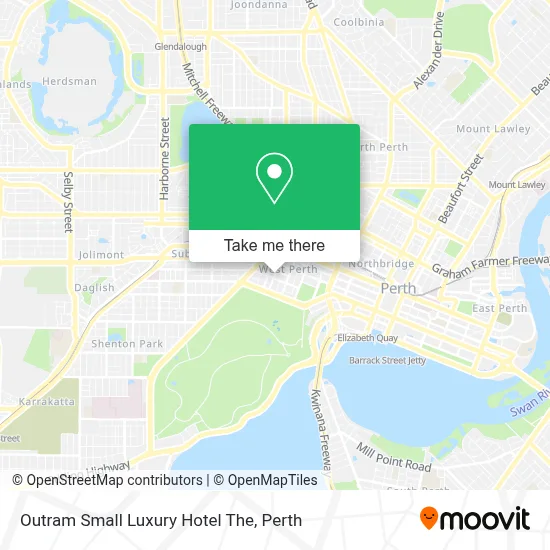 Mapa Outram Small Luxury Hotel The