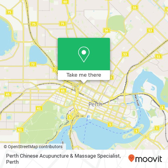 Perth Chinese Acupuncture & Massage Specialist map