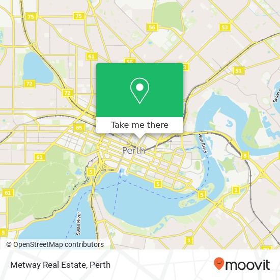 Metway Real Estate map