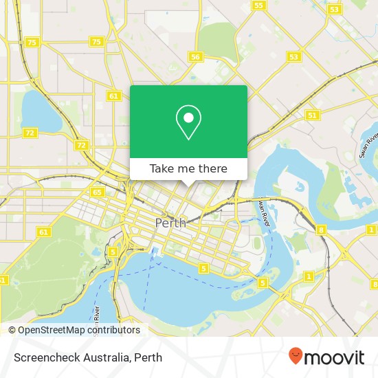 Screencheck Australia map