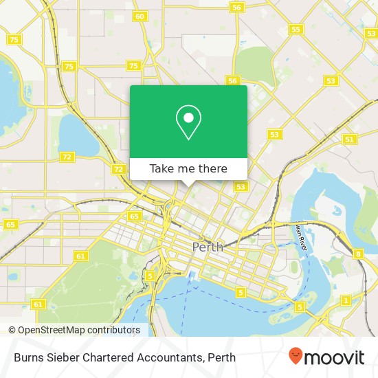 Burns Sieber Chartered Accountants map