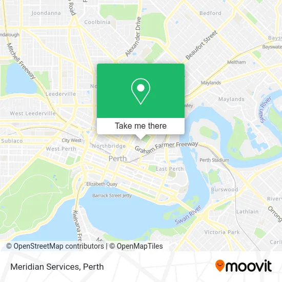 Mapa Meridian Services