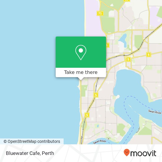 Bluewater Cafe map