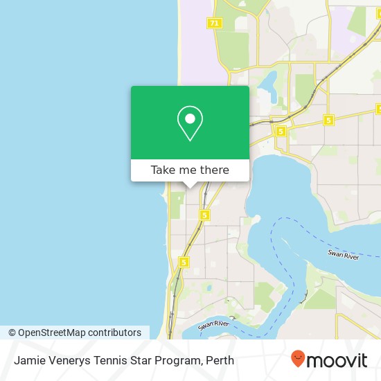 Mapa Jamie Venerys Tennis Star Program