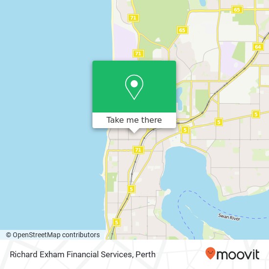 Richard Exham Financial Services map