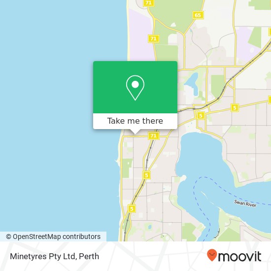 Minetyres Pty Ltd map