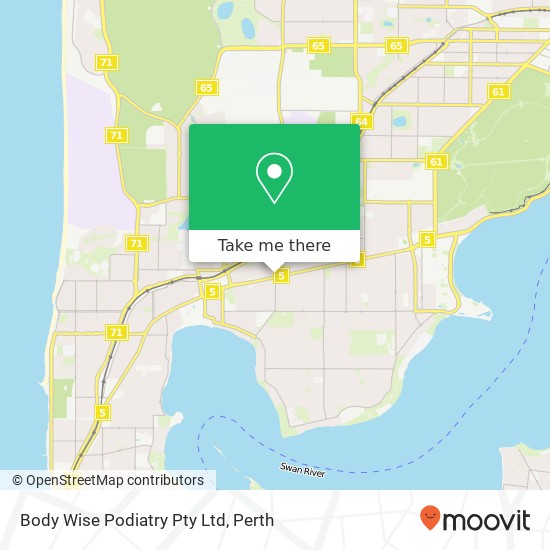 Mapa Body Wise Podiatry Pty Ltd