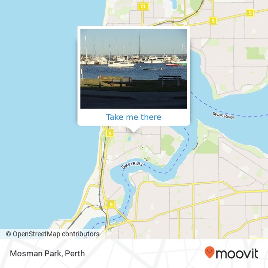 Mosman Park map