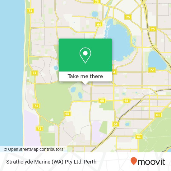 Strathclyde Marine (WA) Pty Ltd map