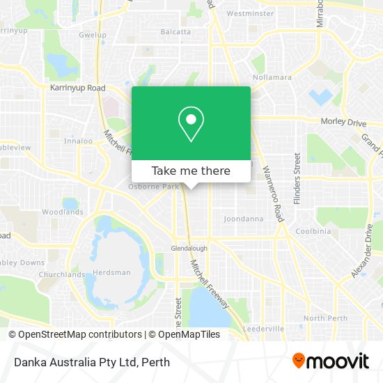 Danka Australia Pty Ltd map