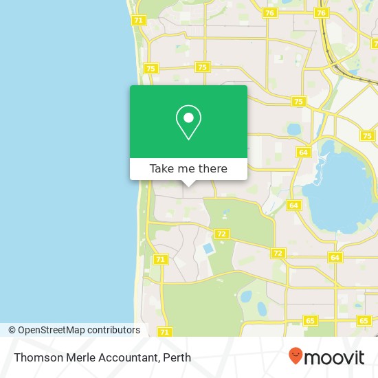 Mapa Thomson Merle Accountant