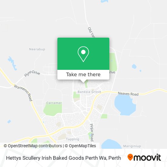 Hettys Scullery Irish Baked Goods Perth Wa map
