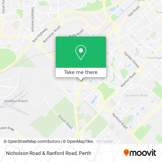 Nicholson Road & Ranford Road map