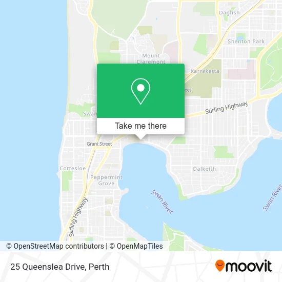 Mapa 25 Queenslea Drive