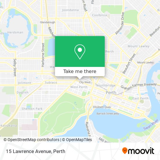 15 Lawrence Avenue map