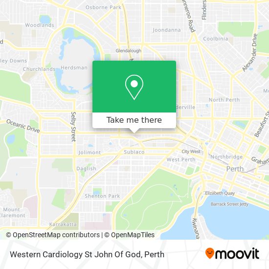 Western Cardiology St John Of God map