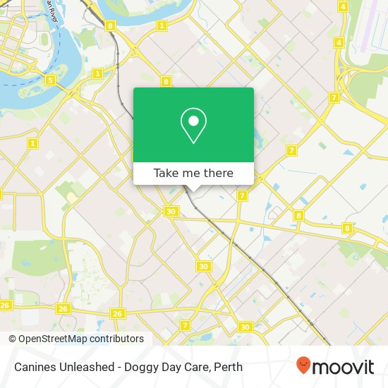 Canines Unleashed - Doggy Day Care map