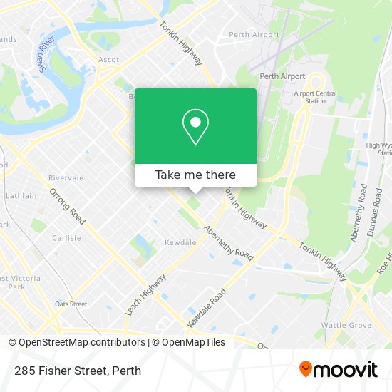 285 Fisher Street map