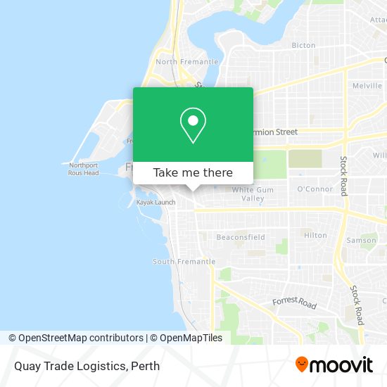 Quay Trade Logistics map