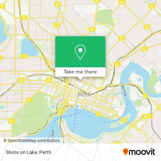 Mapa Shots on Lake