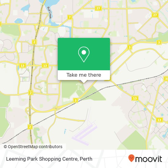 Leeming Park Shopping Centre map