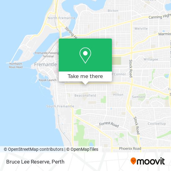 Mapa Bruce Lee Reserve