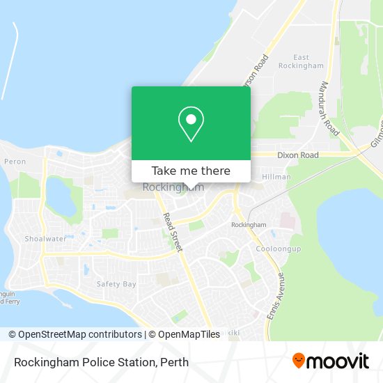 Rockingham Police Station map