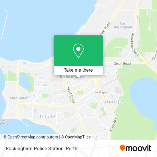 Mapa Rockingham Police Station