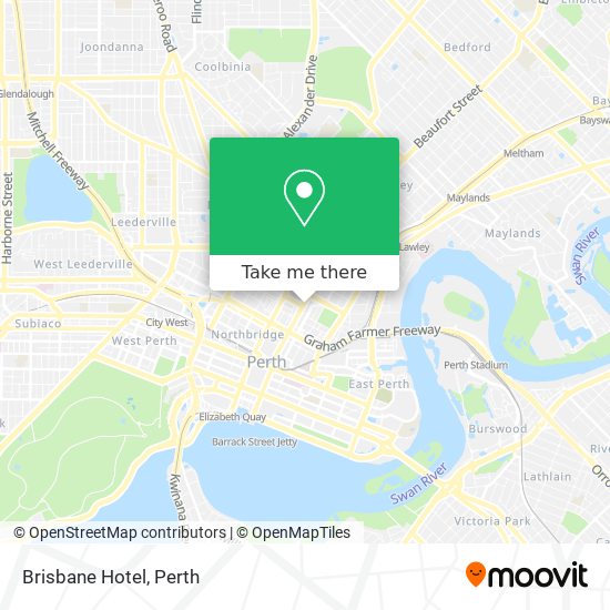 Brisbane Hotel map